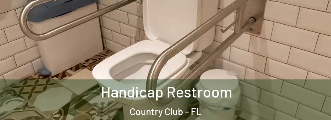  Handicap Restroom Country Club - FL
