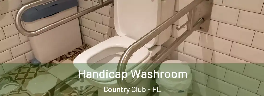  Handicap Washroom Country Club - FL