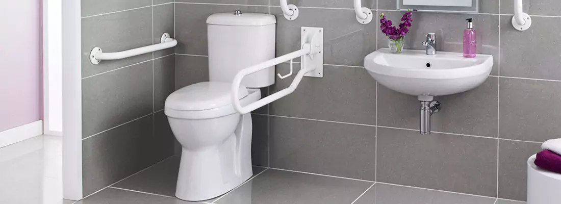 Modern Handicap Bathroom Solutions with Safety Features in Country Club, FL
